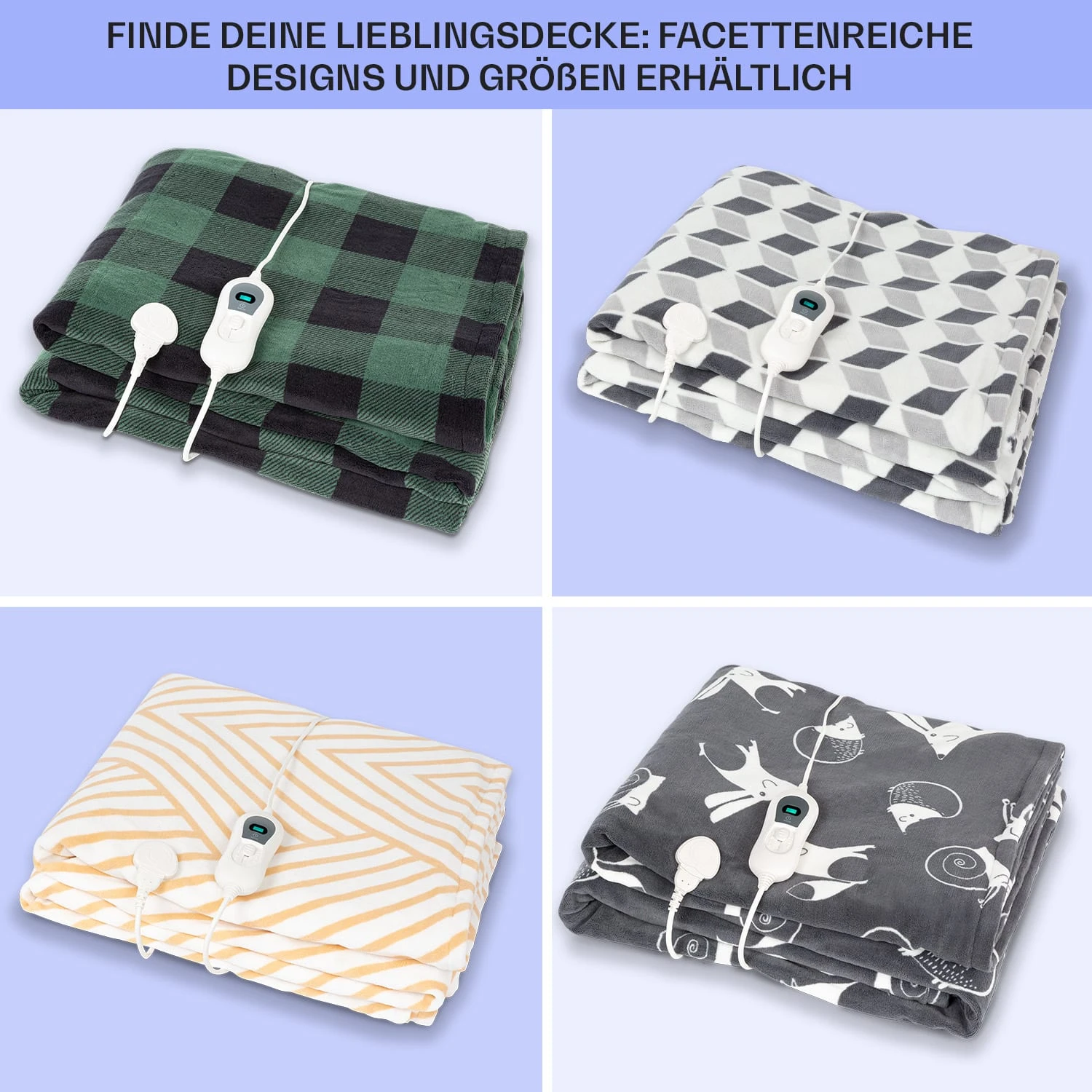 Dr. Watson XXL Heizdecke 3 Stufen waschbar 200x180cm Mikroplüsch Dr. Watson XXL Heizdecke 3 Stufen Waschbar 200x180cm Mikroplüsch -Klarstein Verkaufs 10031579 de 0007 usp