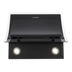 Sabia Dunstabzugshaube Sicherheitsglas Kopffrei 60cm Wandanbau Schwarz -Klarstein Verkaufs 10031680 yy 0004 detail Klarstein Sabia Dunstabzugshaube schwarz