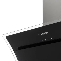 Sabia Dunstabzugshaube Sicherheitsglas Kopffrei 60cm Wandanbau Schwarz -Klarstein Verkaufs 10031680 yy 0005 detail Klarstein Sabia Dunstabzugshaube schwarz