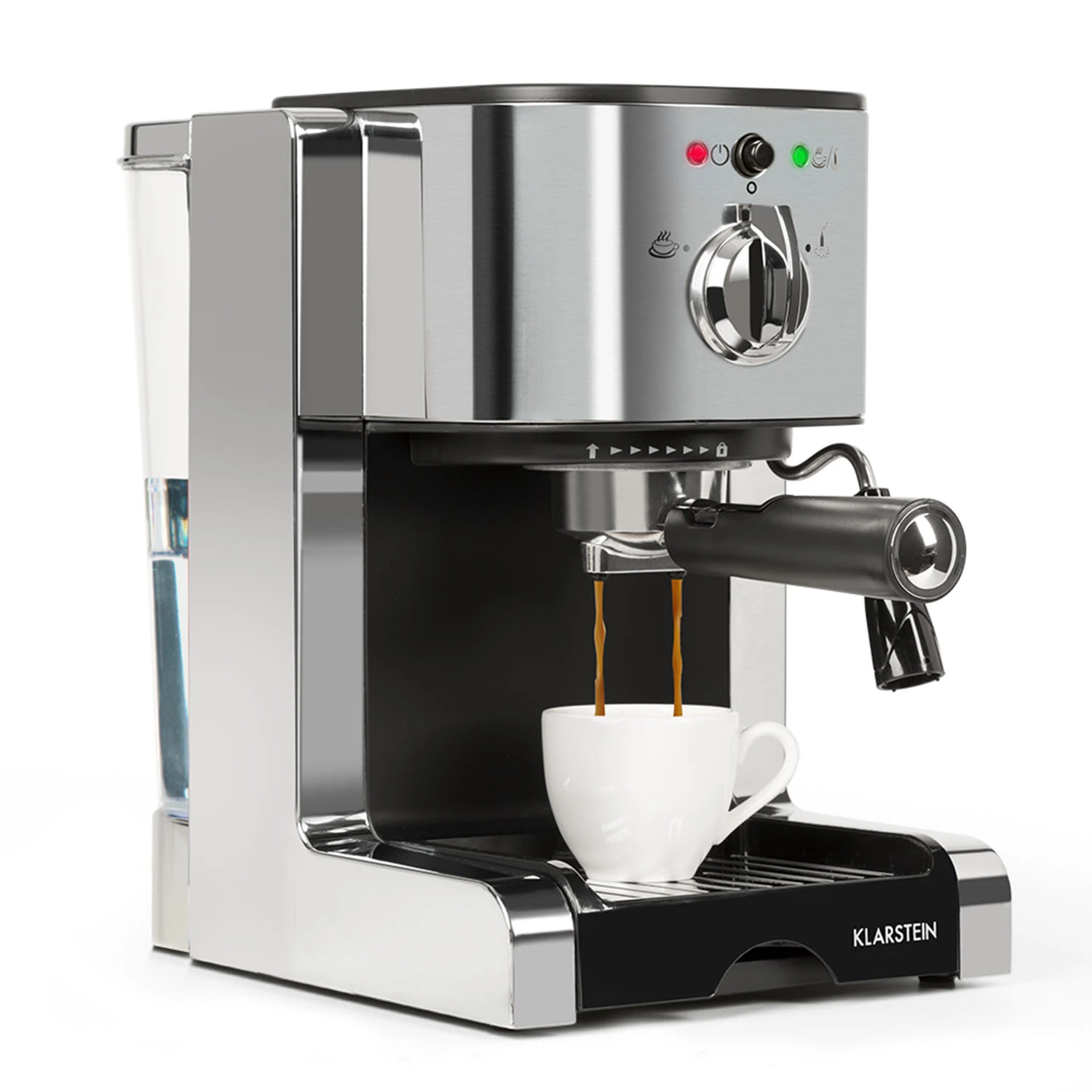Passionata 20 Espressomaschine 20 bar 6 Tassen 1,25 Liter Milchschaum Passionata 20 Espressomaschine 20 Bar 6 Tassen 1,25 Liter Milchschaum -Klarstein Verkaufs 10031702 yy 0001 titel