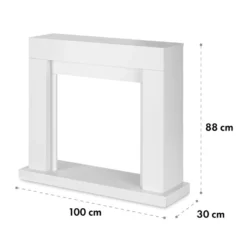 Studio Frame Kamingehäuse MDF Modernes Design 3 Studio Frame Kamingehäuse MDF Modernes Design -Klarstein Verkaufs 10031705 yy 0004 logo Stylish design fireplace