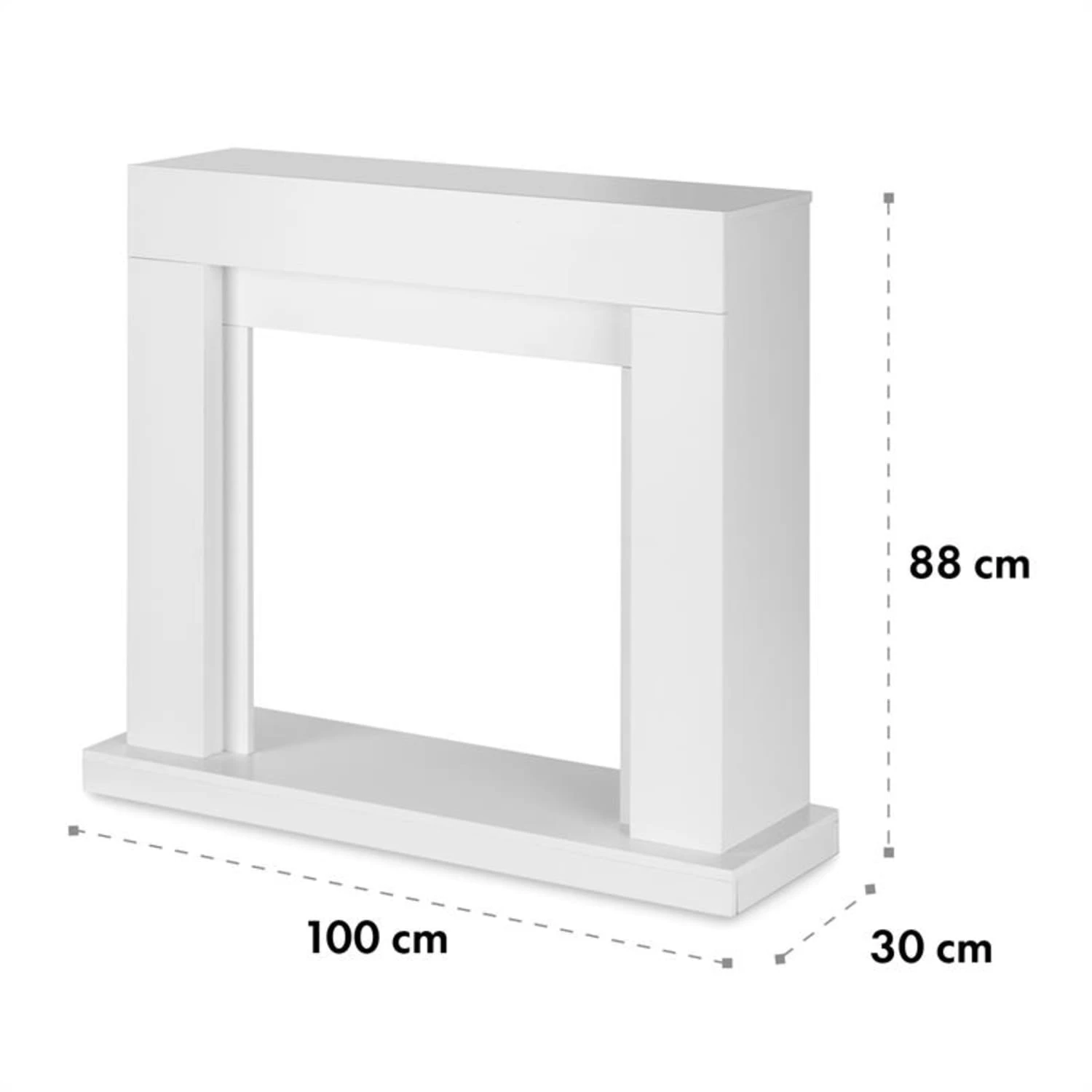 Studio Frame Kamingehäuse MDF modernes Design Studio Frame Kamingehäuse MDF Modernes Design -Klarstein Verkaufs 10031705 yy 0004 logo Stylish design fireplace