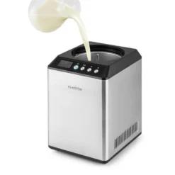 Vanilly Sky Family Eiscremebereiter Frozen Yoghurt 250W 2,5l Silber -Klarstein Verkaufs 10031846 yy 0005 detail Klarstein Vanilly Sky Family Eiscremebereiter silber