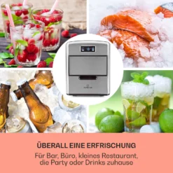 Metropolitan Eiswürfelmaschine 12kg/24h Digitales Display -Klarstein Verkaufs 10031881 de 0003 usp