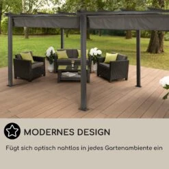 Pantheon 3x6 Pergola Vordach 3x6m Aluminium Sonnendach Polyester Grau 5 Pantheon 3x6 Pergola Vordach 3x6m Aluminium Sonnendach Polyester Grau -Klarstein Verkaufs 10031885 DE 0006 usp