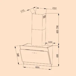 Aurica 60 Dunstabzugshaube 60cm 600 M³/h LED Touch Glas 5 Aurica 60 Dunstabzugshaube 60cm 600 M³/h LED Touch Glas -Klarstein Verkaufs 10031904 yy 0006 logo