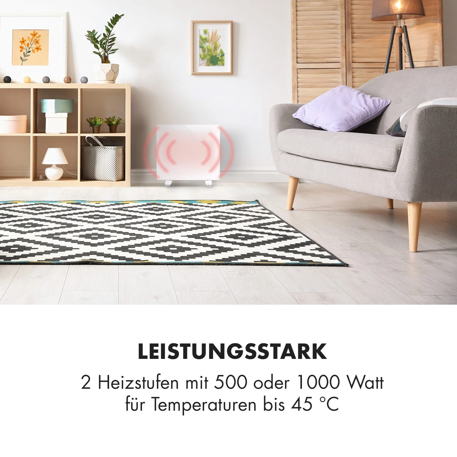 Bornholm Single Konvektions-Heizgerät Thermostat Timer 1000W 70m² Bornholm Single Konvektions-Heizgerät Thermostat Timer 1000W 70m² -Klarstein Verkaufs 10031982 de 0002 logo