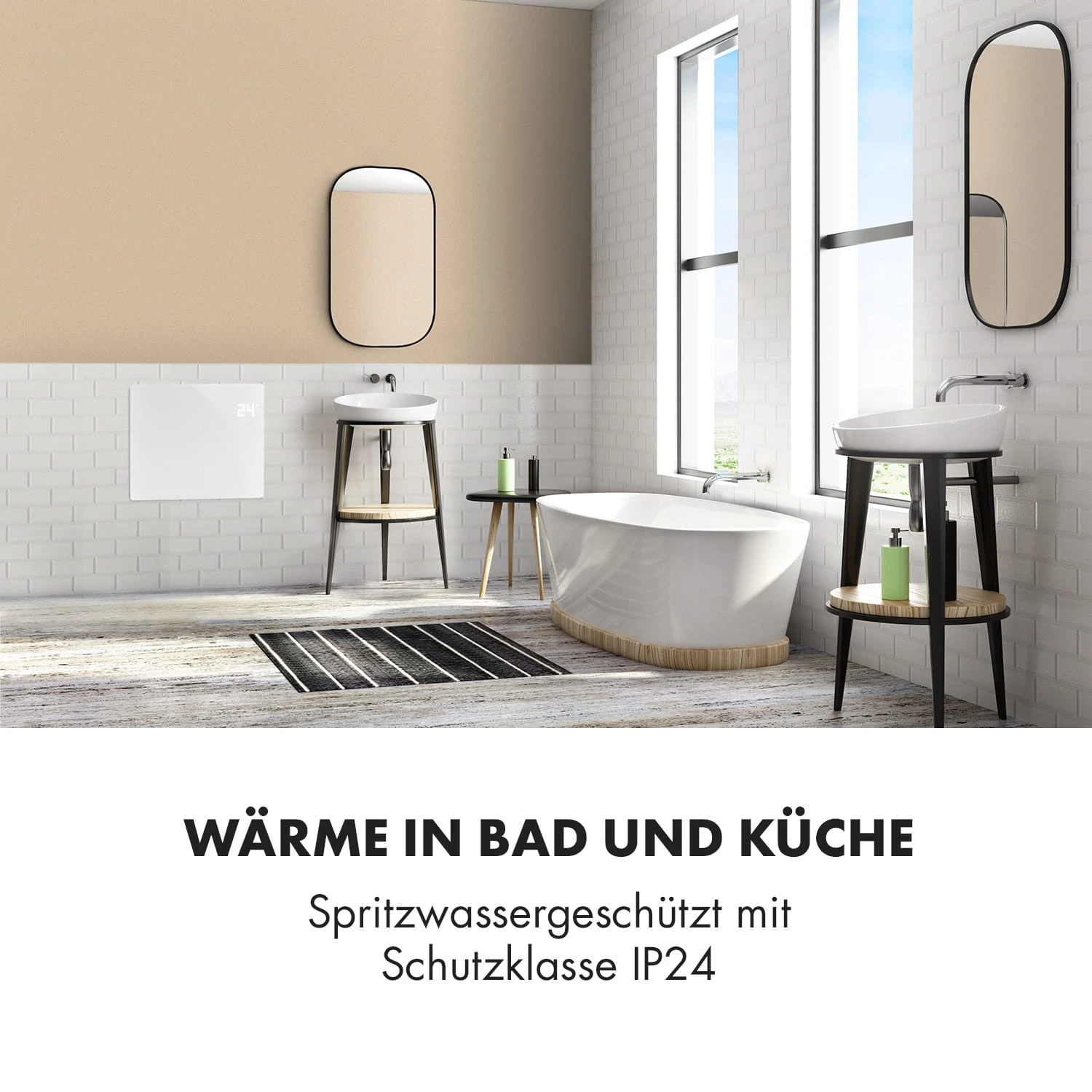 Bornholm Single Konvektions-Heizgerät Thermostat Timer 1000W 70m² Bornholm Single Konvektions-Heizgerät Thermostat Timer 1000W 70m² -Klarstein Verkaufs 10031982 de 0005 logo