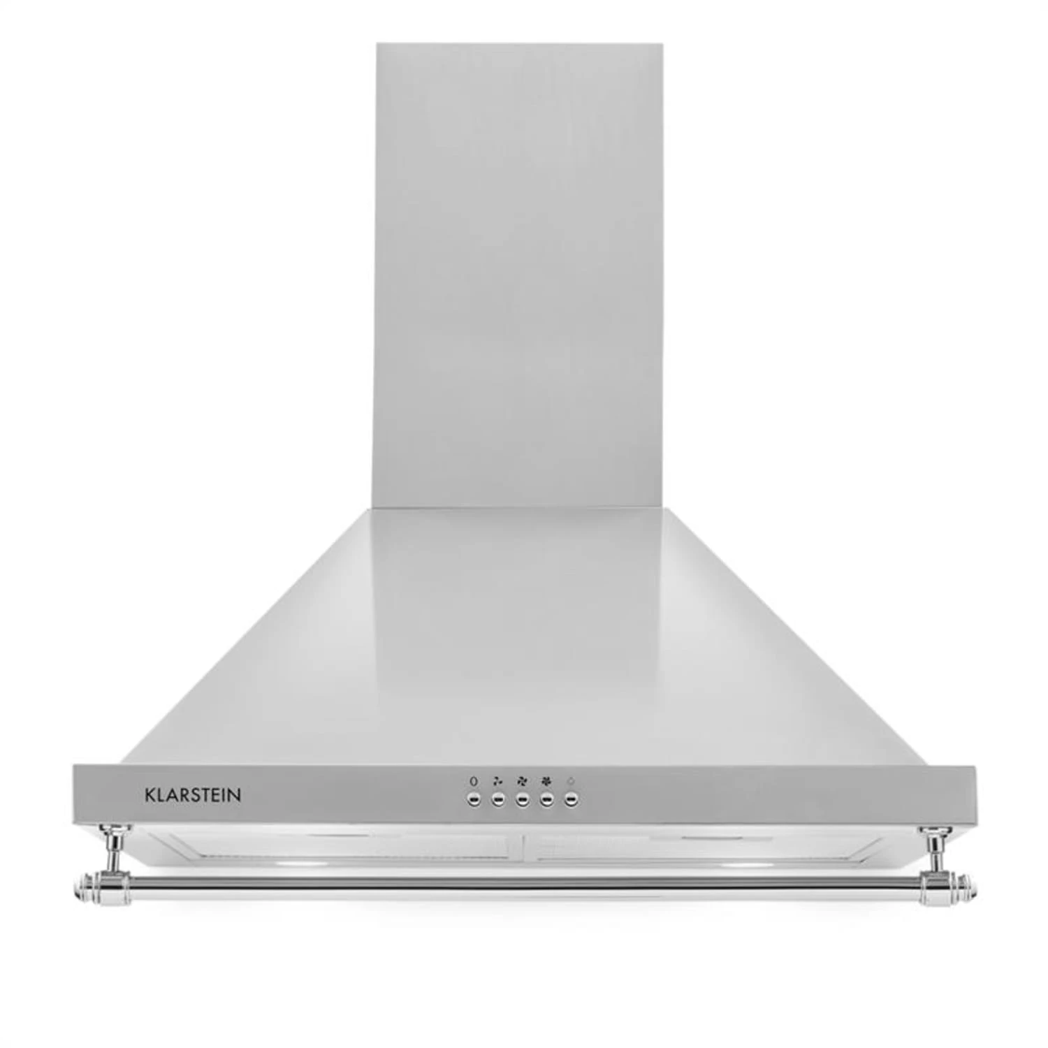 Montblanc 60 Dunstabzugshaube 610m³/h 165W 2x1,5W LED Reling Montblanc 60 Dunstabzugshaube 610m³/h 165W 2x1,5W LED Reling -Klarstein Verkaufs 10031994 yy 0004 detail Klarstein Montblanc 60 Dunstabzugshaube silbergrau