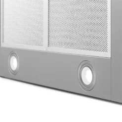 Montblanc 60 Dunstabzugshaube 610m³/h 165W 2x1,5W LED Reling 7 Montblanc 60 Dunstabzugshaube 610m³/h 165W 2x1,5W LED Reling -Klarstein Verkaufs 10031994 yy 0008 detail Klarstein Montblanc 60 Dunstabzugshaube silbergrau