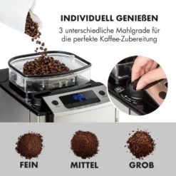 Aromatica X Kaffeemaschine Mahlwerk Glaskanne Aroma+ Edelstahl -Klarstein Verkaufs 10032102 de 0003 logo