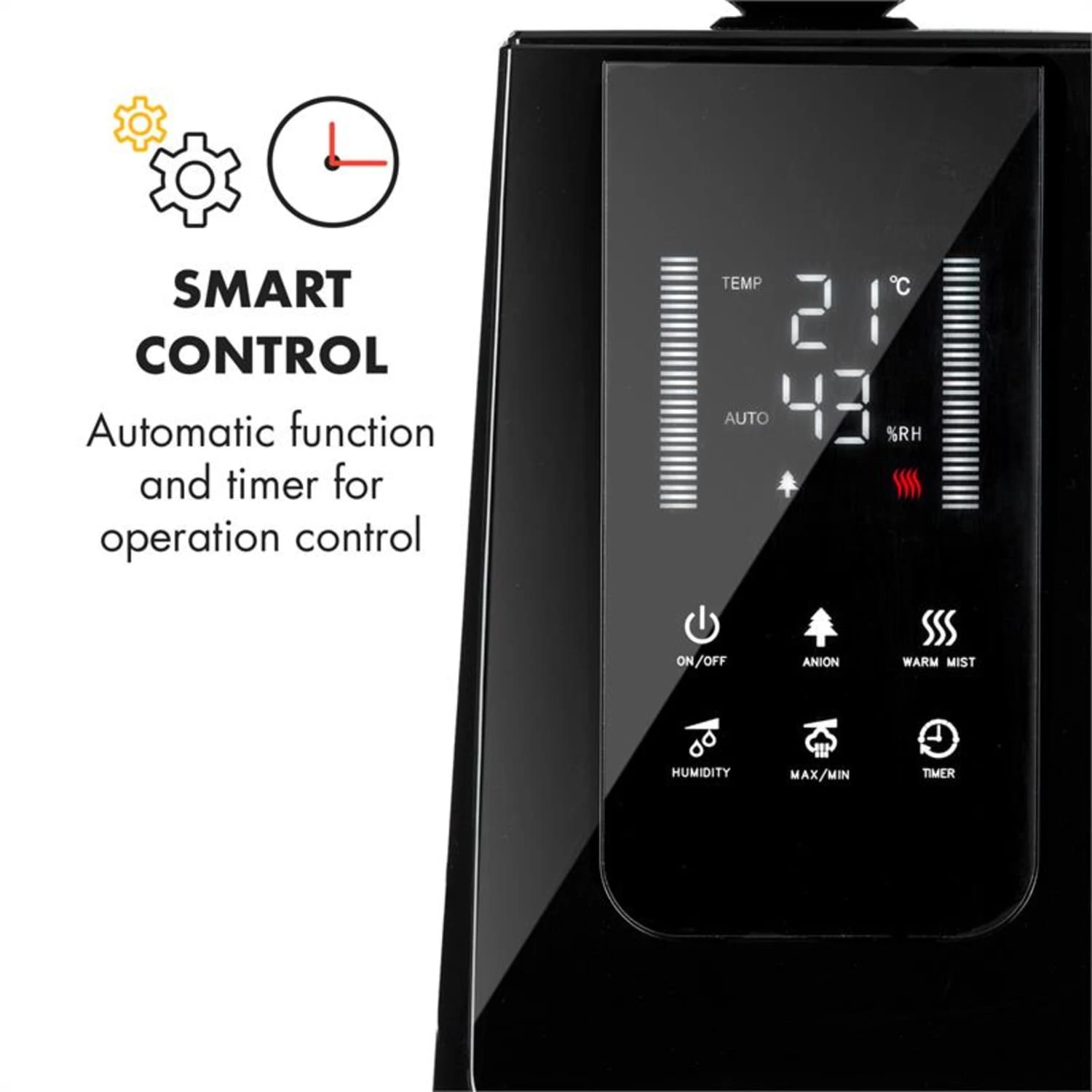 VapoAir Luftbefeuchter Ionisator 350ml/h 5,5l Tank Aroma Fernbedienung VapoAir Luftbefeuchter Ionisator 350ml/h 5,5l Tank Aroma Fernbedienung -Klarstein Verkaufs 10032103 yy 0003 logo Klarstein VapoAir Luftbefeuchter Ionisator reedit