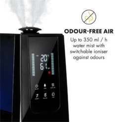 VapoAir Luftbefeuchter Ionisator 350ml/h 5,5l Tank Aroma Fernbedienung 2 VapoAir Luftbefeuchter Ionisator 350ml/h 5,5l Tank Aroma Fernbedienung -Klarstein Verkaufs 10032103 yy 0004 logo Klarstein VapoAir Luftbefeuchter Ionisator reedit