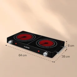 VariCook Duo Kochplatte 3000W Edelstahlgehäuse Tragegriffe -Klarstein Verkaufs 10032125 yy 0006 logo