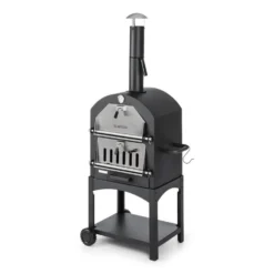 Pizzaiolo Perfetto Pizzaofen 30,5x30,5cm Echtstein 1,2mm Stahl Mobil -Klarstein Verkaufs 10032130 yy 0011 titel pizzaiolo perfet pizzaofen