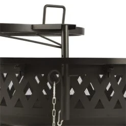 Rosario 3-in-1-Feuerschale Ø120cm | 70cm Grill | Tischplatte Stahl -Klarstein Verkaufs 10032141 yy 0006 detail Blumfeldt Rosario 3in1 Feuerschale