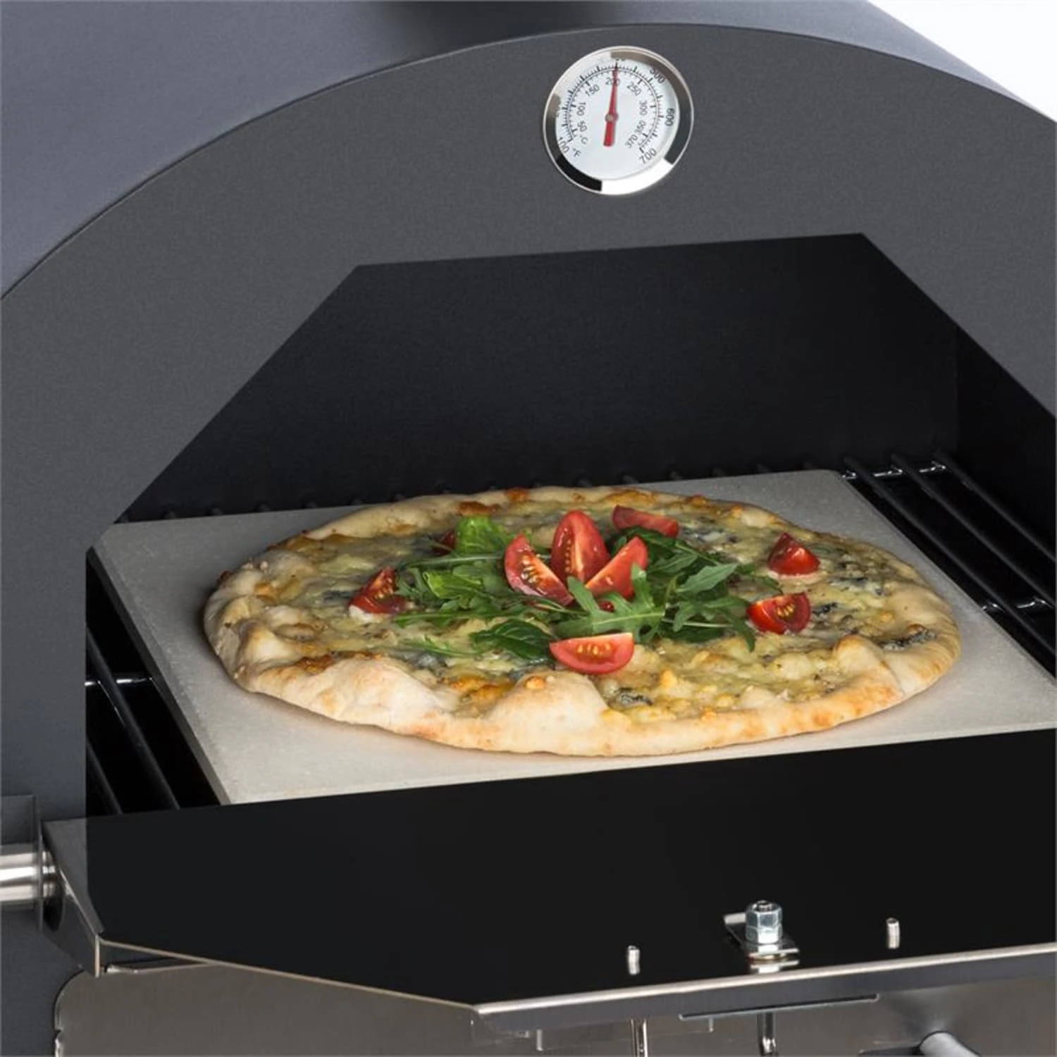 Pizzaiolo Perfetto Pizzastein 30,5x30,5cm Echtstein Schamott Pizzaiolo Perfetto Pizzastein 30,5x30,5cm Echtstein Schamott -Klarstein Verkaufs 10032174 yy 0002 ambient pizza stone