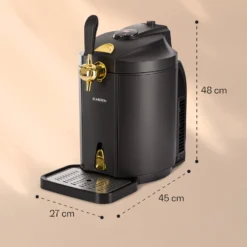 Skal Bierzapfanlage Bierkühler 5l Fässer CO2 Edelstahl Schwarz -Klarstein Verkaufs 10032176 yy 0007 logo
