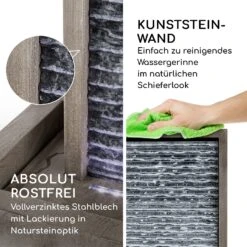 Imperia Gartenbrunnen In/Outdoor 10W Pumpe 10m Kabel Verzinkt -Klarstein Verkaufs 10032263 de 0006 logo