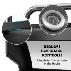 Tomahawk 4.2 SBG Gasgrill 6 Brenner 20,7 KW 64x42cm Grill Edelstahl 6 Tomahawk 4.2 SBG Gasgrill 6 Brenner 20,7 KW 64x42cm Grill Edelstahl -Klarstein Verkaufs 10032308 de 0008 logo