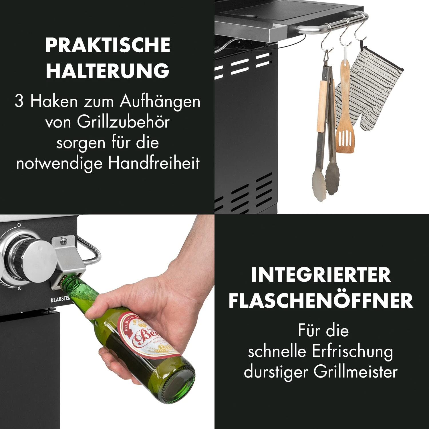 Tomahawk 4.2 SBG Gasgrill 6 Brenner 20,7 kW 64x42cm Grill Edelstahl Tomahawk 4.2 SBG Gasgrill 6 Brenner 20,7 KW 64x42cm Grill Edelstahl -Klarstein Verkaufs 10032308 de 0010 logo