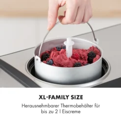 Dolce Bacio Eiscremebereiter Kompressor 2l LCD-Display Touch Edelstahl -Klarstein Verkaufs 10032322 de 0004 logo