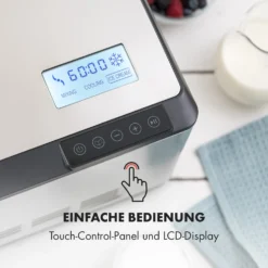 Dolce Bacio Eiscremebereiter Kompressor 2l LCD-Display Touch Edelstahl -Klarstein Verkaufs 10032322 de 0006 logo
