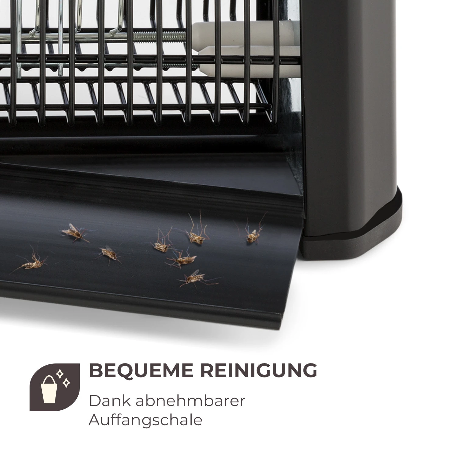 Mosquito Ex 5000 Insektenvernichter 38W UV-Licht 150m² schwarz Mosquito Ex 5000 Insektenvernichter 38W UV-Licht 150m² Schwarz -Klarstein Verkaufs 10032467 de 0009 logo