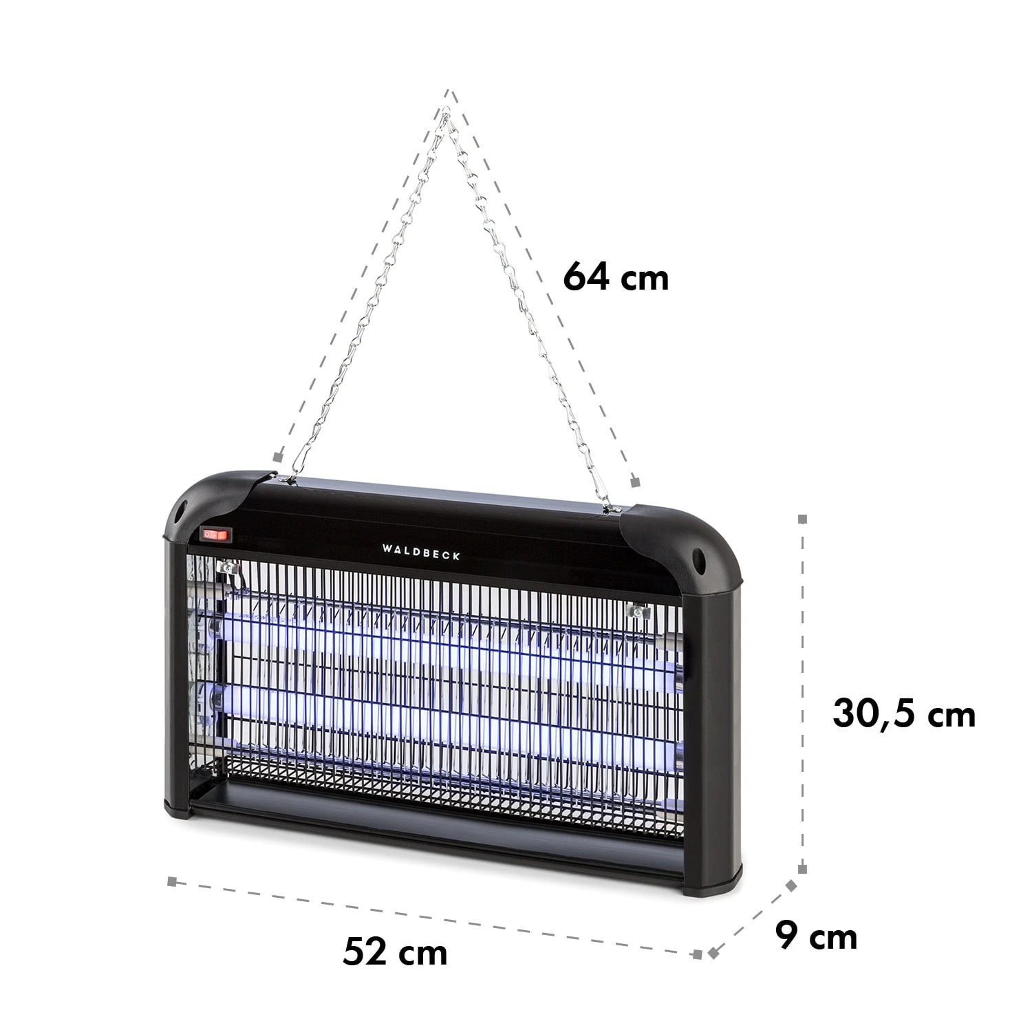Mosquito Ex 5000 Insektenvernichter 38W UV-Licht 150m² schwarz Mosquito Ex 5000 Insektenvernichter 38W UV-Licht 150m² Schwarz -Klarstein Verkaufs 10032467 yy 0010 logo