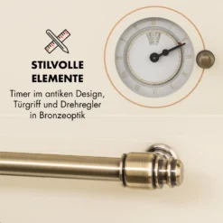 Victoria Einbaubackofen Retro-Design 9 Funktionen 50-250°C Elfenbein -Klarstein Verkaufs 10032485 de 0006 logo