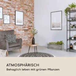 Solidflor Pflanztopf 75 X 20 X 20 Cm Fiberglas In-/Outdoor Hellgrau 2 Solidflor Pflanztopf 75 X 20 X 20 Cm Fiberglas In-/Outdoor Hellgrau -Klarstein Verkaufs 10032501 de 0003 logo