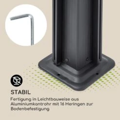 Pantheon Cortina Pavillon Mit Dach 3x3m 4 Seitenteile -Klarstein Verkaufs 10032525 de 0006 logo