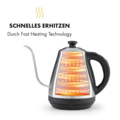 Garcon Wasserkocher 1L 2000W Warmhaltefunktion Schwanenhals Edelstahl 3 Garcon Wasserkocher 1L 2000W Warmhaltefunktion Schwanenhals Edelstahl -Klarstein Verkaufs 10032533 de 0004 logo