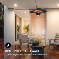 Heat Square Infrarot-Heizstrahler 1000/2000W Carbon IP24 LED 2 Heat Square Infrarot-Heizstrahler 1000/2000W Carbon IP24 LED -Klarstein Verkaufs 10032565 de 0003 logo