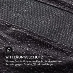 Senator Lounge Gartenliege 188x208x205cm Sonnendach Polyester Stahl -Klarstein Verkaufs 10032568 de 0006 logo