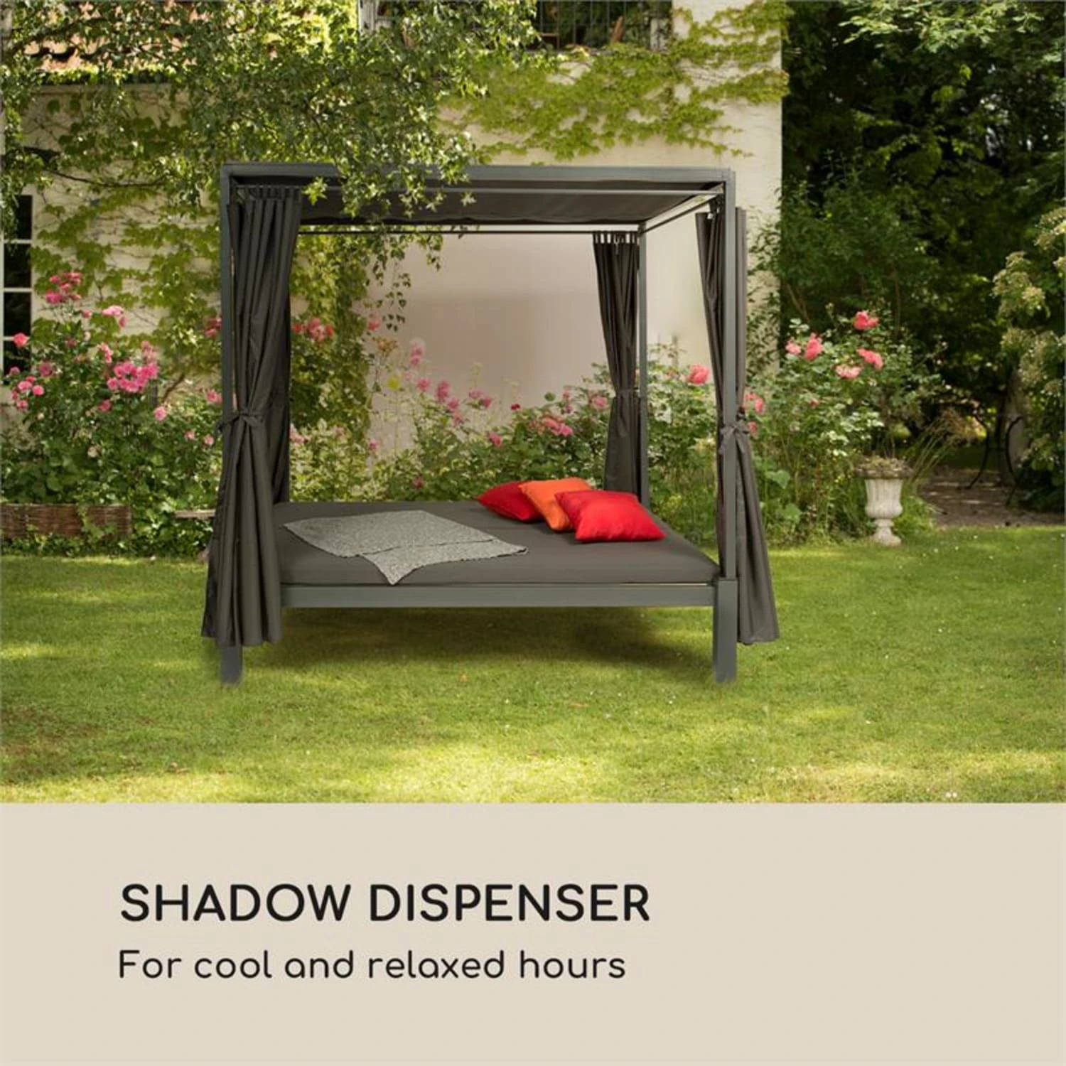 Senator Ersatzdach Sonnenschutz Polyester wasserdicht grau Senator Ersatzdach Sonnenschutz Polyester Wasserdicht Grau -Klarstein Verkaufs 10032571 yy 0002 logo Blumfeldt Senator Ersatzdach grau