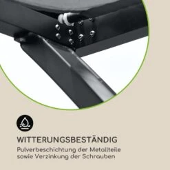 Palazzo Pavillon 4x3m Faltdach Polyester Aluminium Schwarz / Grau -Klarstein Verkaufs 10032577 de 0005 logo