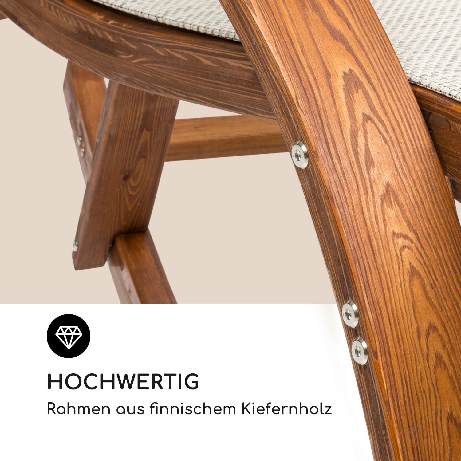 Mauritius Schwingliege mit Dach ComfortMesh 180kg max.wetterfest creme Mauritius Schwingliege Mit Dach ComfortMesh 180kg Max.wetterfest Creme -Klarstein Verkaufs 10032587 de 0006 logo