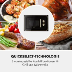 Victoria 20 Einbau-Mikrowelle, 20 L, 800 W, Grill: 1000 W, Schwarz 5 Victoria 20 Einbau-Mikrowelle, 20 L, 800 W, Grill: 1000 W, Schwarz -Klarstein Verkaufs 10032591 de 0006 logo