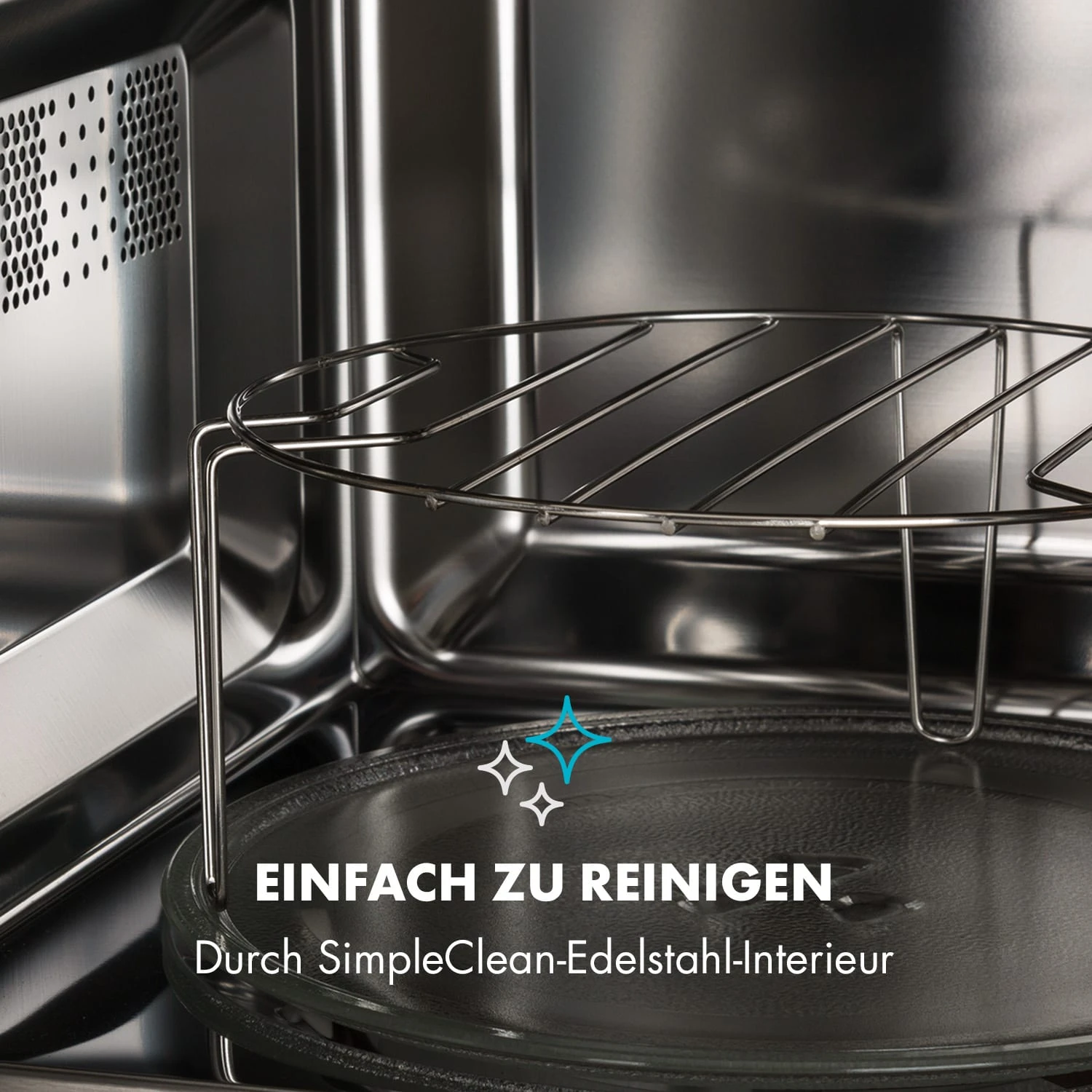 Victoria 20 Einbau-Mikrowelle, 20 l, 800 W, Grill: 1000 W, schwarz Victoria 20 Einbau-Mikrowelle, 20 L, 800 W, Grill: 1000 W, Schwarz -Klarstein Verkaufs 10032591 de 0008 logo
