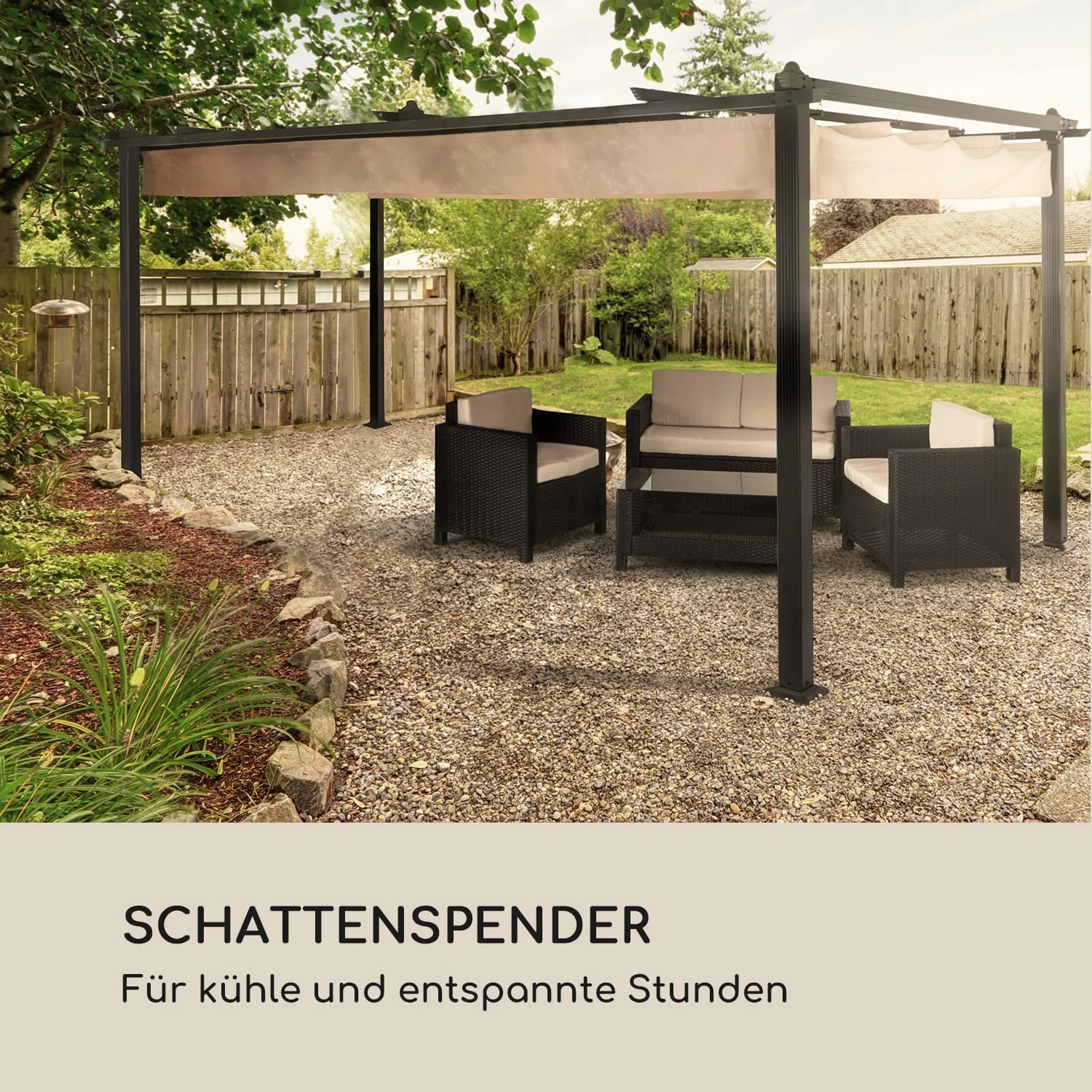 Pantheon Roof Ersatzdach 3 x 4 m Beige Pantheon Roof Ersatzdach 3 X 4 M Beige -Klarstein Verkaufs 10032657 de 0002 logo