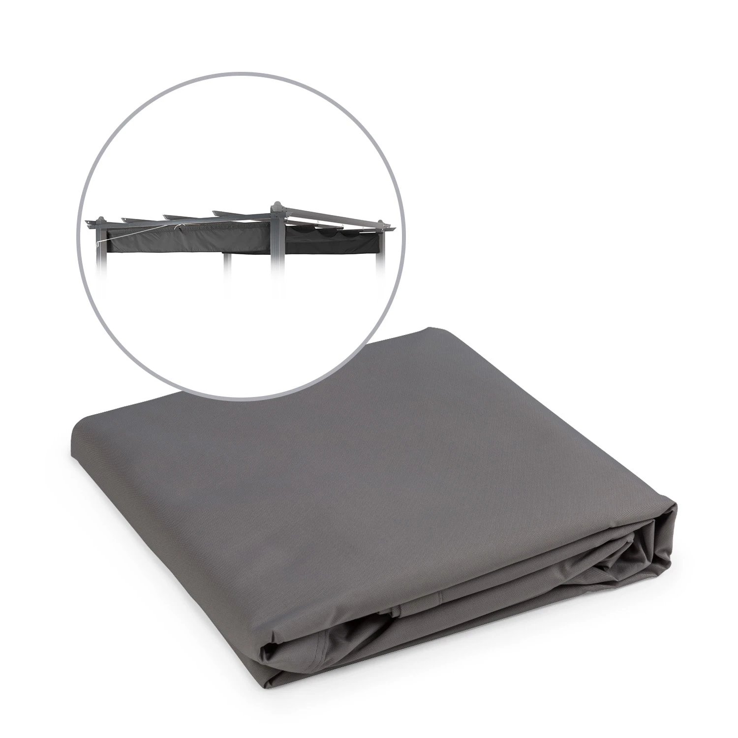 Pantheon Roof Ersatzdach 3 x 2,6 m Grau Pantheon Roof Ersatzdach 3 X 2,6 M Grau -Klarstein Verkaufs