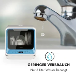 Amazonia Mini Geschirrspülmaschine 6 Programme LED-Display 5 Amazonia Mini Geschirrspülmaschine 6 Programme LED-Display -Klarstein Verkaufs 10032678 de 0006 logo