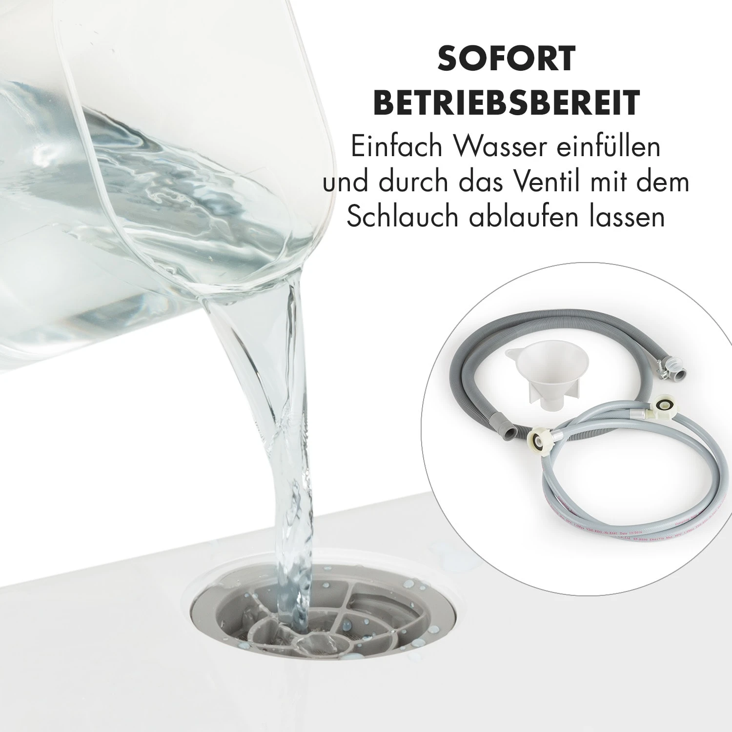 Amazonia Mini Geschirrspülmaschine 6 Programme LED-Display Amazonia Mini Geschirrspülmaschine 6 Programme LED-Display -Klarstein Verkaufs 10032678 de 0008 logo