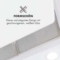 Annabelle 60 Dunstabzugshaube Glas 595 M³/h Touch-Armatur Weiß 7 Annabelle 60 Dunstabzugshaube Glas 595 M³/h Touch-Armatur Weiß -Klarstein Verkaufs 10032684 de 0008 logo