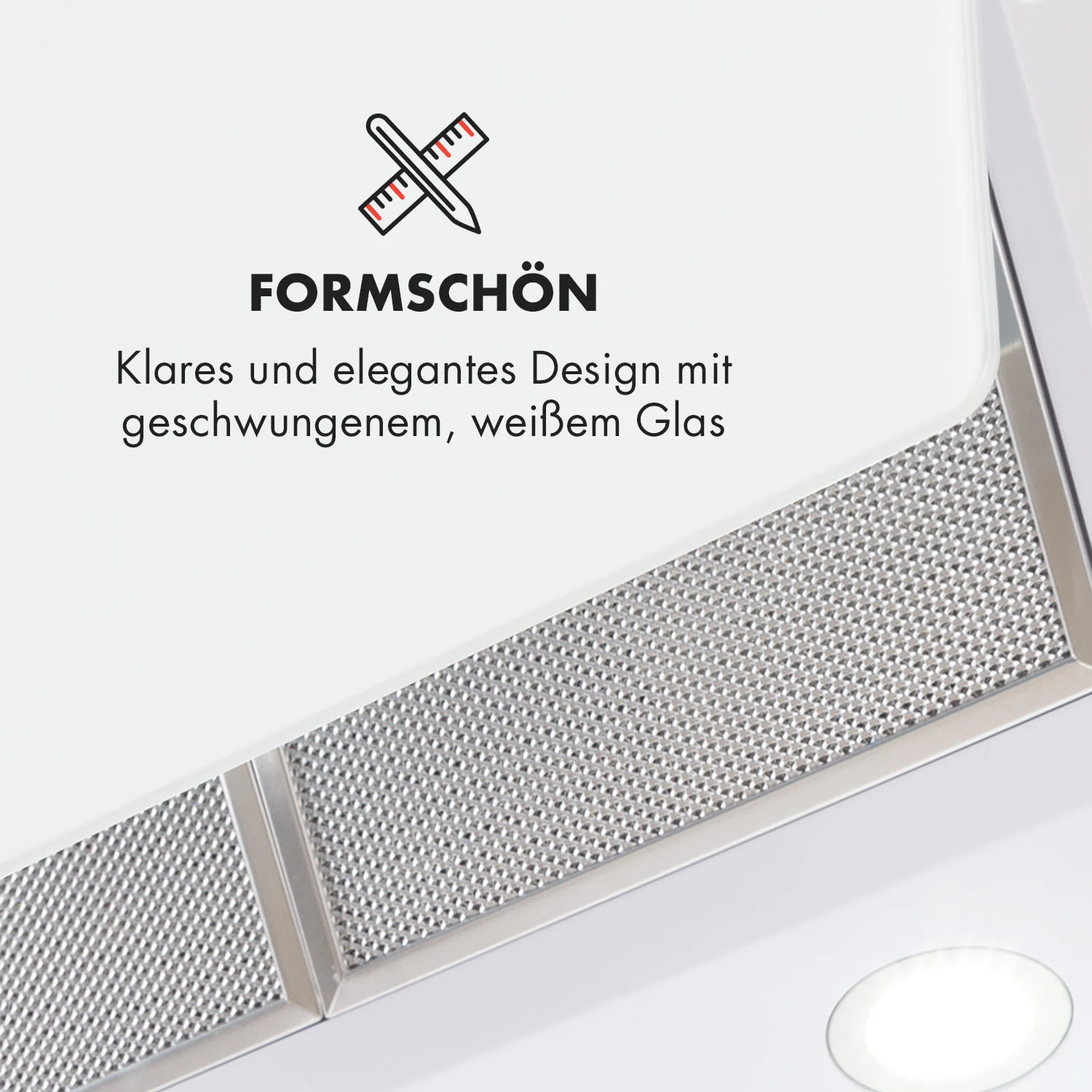 Annabelle 60 Dunstabzugshaube Glas 595 m³/h Touch-Armatur weiß Annabelle 60 Dunstabzugshaube Glas 595 M³/h Touch-Armatur Weiß -Klarstein Verkaufs 10032684 de 0008 logo