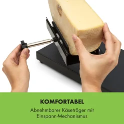 Appenzell Peak Raclette Mit Grill 1000W Thermostatschalter Schwarz 4 Appenzell Peak Raclette Mit Grill 1000W Thermostatschalter Schwarz -Klarstein Verkaufs 10032694 de 0005 logo