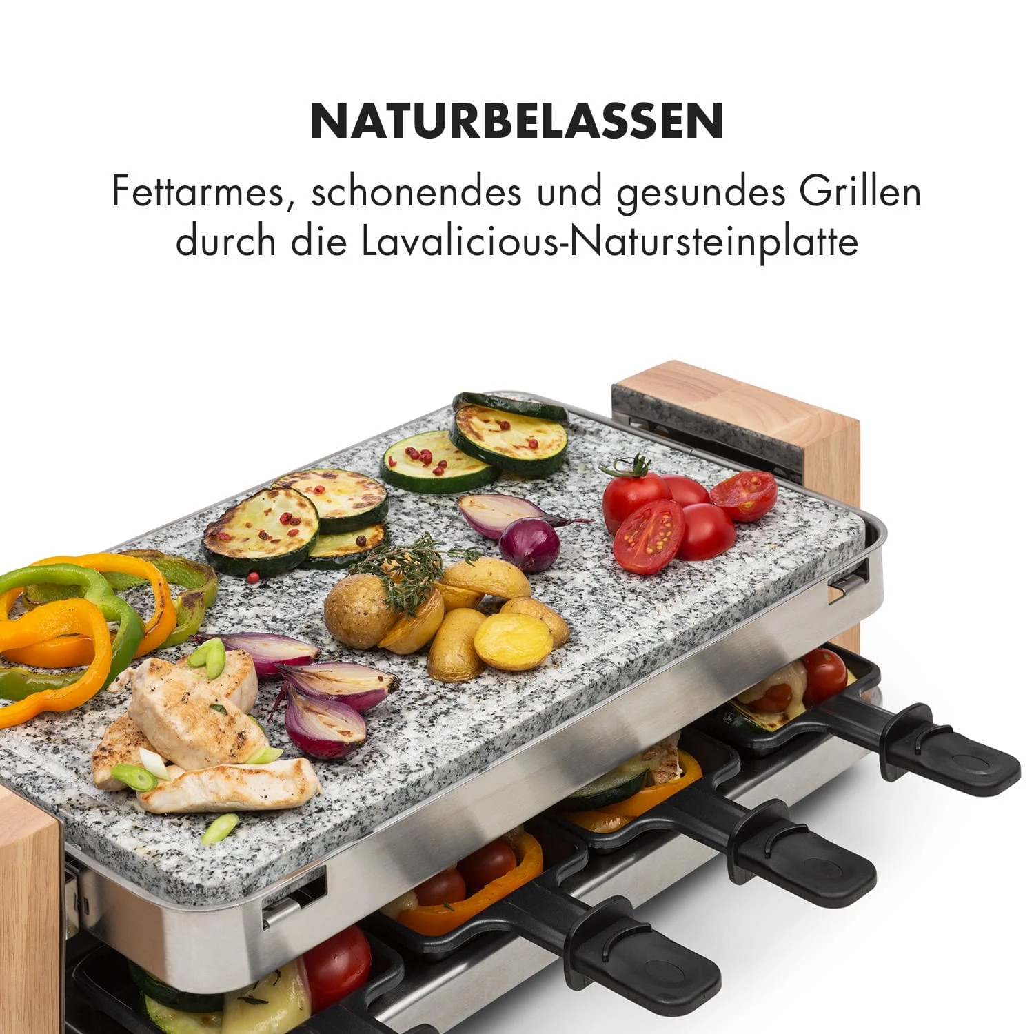 Prime-Rib Raclettegrill 8 Pers. 1500 W Natursteinplatte Edelstahl Holz Prime-Rib Raclettegrill 8 Pers. 1500 W Natursteinplatte Edelstahl Holz -Klarstein Verkaufs 10032695 de 0003 logo