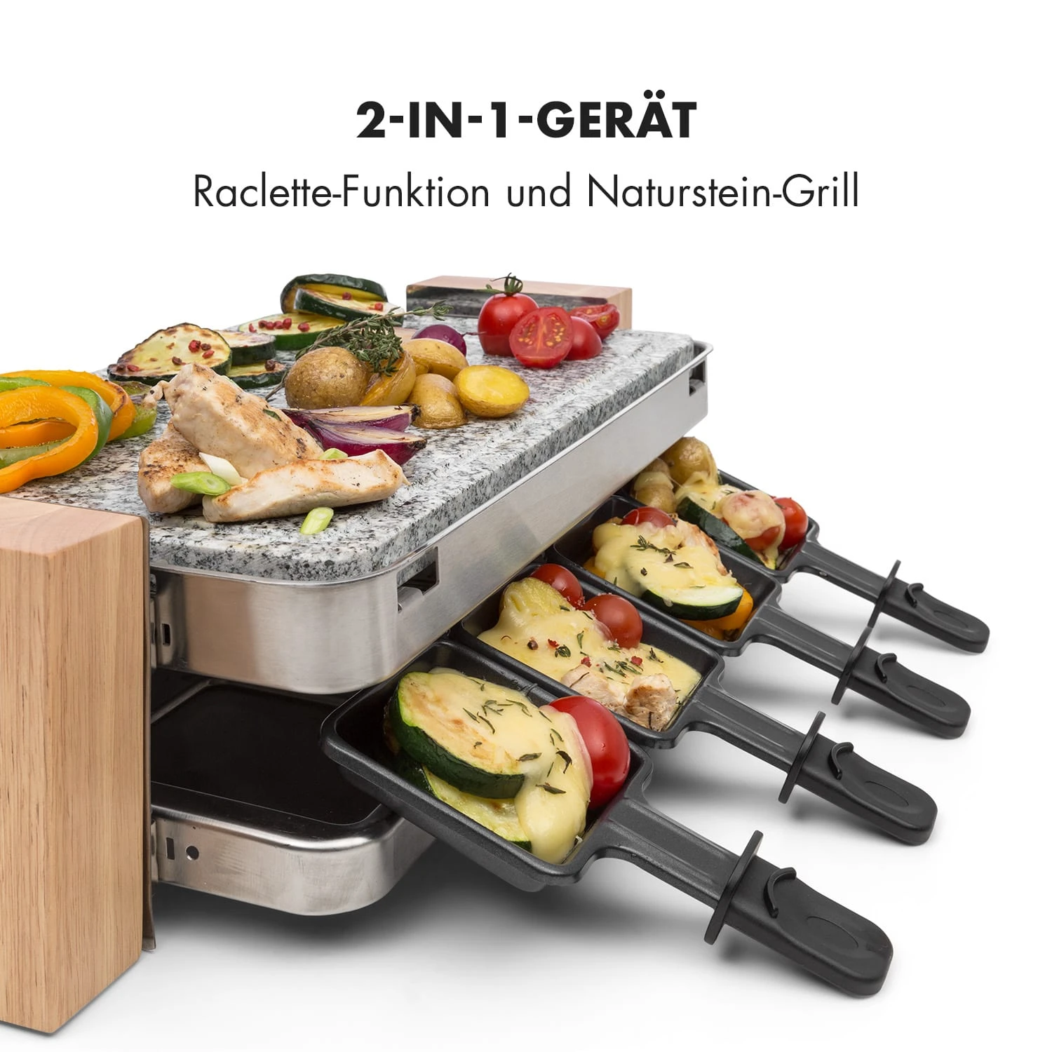 Prime-Rib Raclettegrill 8 Pers. 1500 W Natursteinplatte Edelstahl Holz Prime-Rib Raclettegrill 8 Pers. 1500 W Natursteinplatte Edelstahl Holz -Klarstein Verkaufs 10032695 de 0004 logo