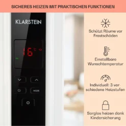 Thermaxx 2500 Ölradiator 2500W 5-35° C 24h-Timer Weiß/schwarz 3 Thermaxx 2500 Ölradiator 2500W 5-35° C 24h-Timer Weiß/schwarz -Klarstein Verkaufs 10032775 de 0004 usp